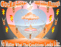 God's Love Will Shine inspirational art print featuring radiant light, angels, doves, and the presence of Jesus Christ